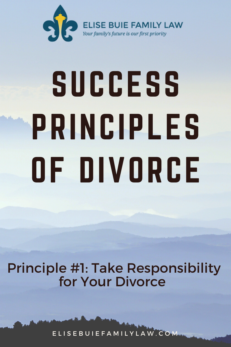 Take Responsibility for Your Divorce