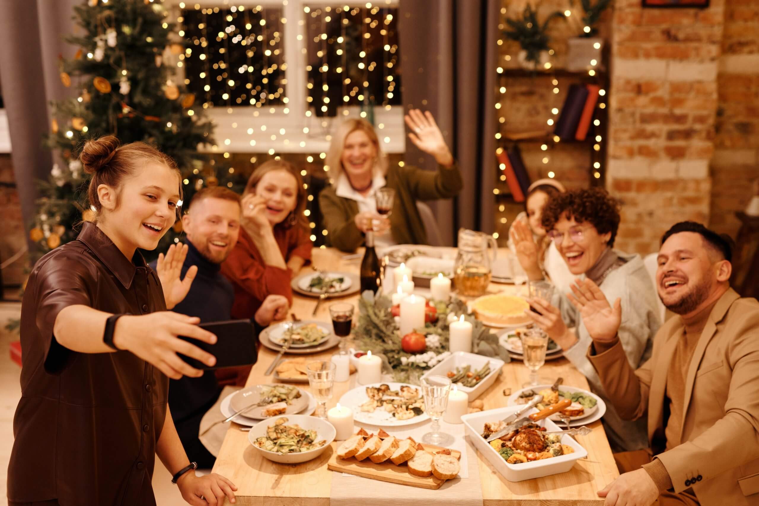 Family navigating the holidays for children and young adults of divorce